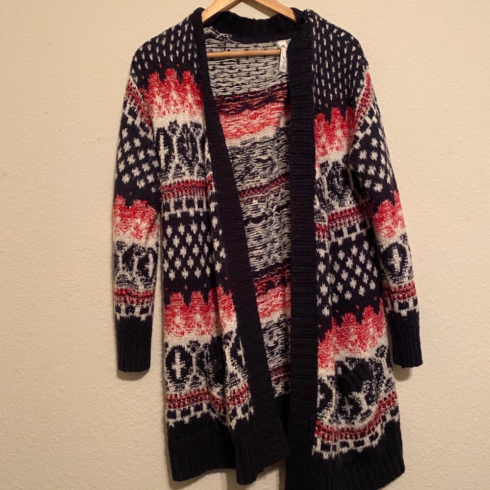 Red white and blue Sweater